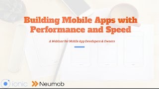 Webinar: Building Mobile Apps With Performance and Speed screenshot 2