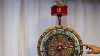 Original Table Top H C Evans Race Horse Gambling Wheel 21" on Base Chicago