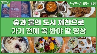 숲과 물의 도시 #제천! 이번 #여름여행 우리나라 찐 내륙 안에 여행지로 떠나보는 건 어떨까요?  [다이어리알/시스트로 이윤화 대표]