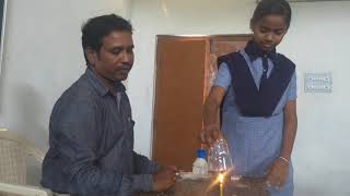 Experiments - oxygen helps in combustion process #EXPERIMENTSINPHYSICS #SCIENCEFAIREXPERIMENTS