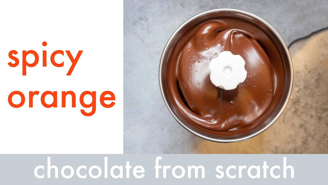 Spicy Orange - make your own chocolate from scratch starting with cocoa nibs