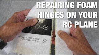 How To Repair Broken Hinges on Your Foam RC Plane with DAP Weldwood Contact Cement
