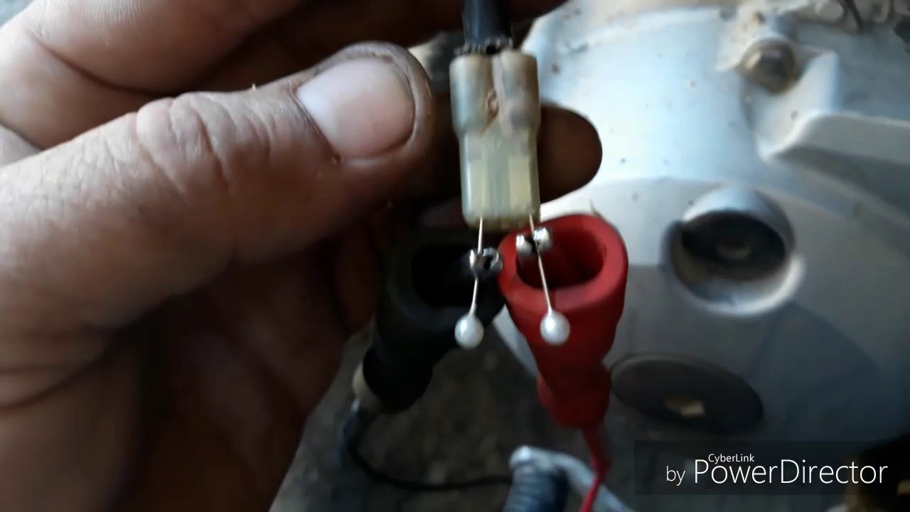 Teste de resistência do aquecedor da sonda e sinal para o módulo (ECM) da CG 150 TITAN MIX 2009/10