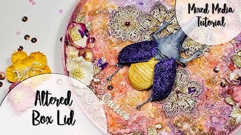 Mixed Media Altered Box Lid