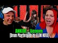 ANKOR - Venom [Drum Playthrough by ELENI NOTA] THE WOLF HUNTERZ REACTIONS