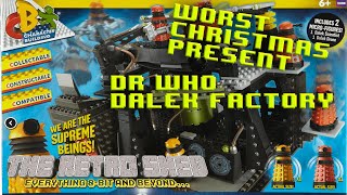 Worst Christmas Present: Dr Who Dalek Factory | The Retro Shed
What was the worst Christmas present you ever had as a kid? For Josh, it must be this Dr Who Dalek Factory by Character Building Toys. Just awful!
This video was not meant to be seen. The audio quality is bad, so it ended up in the recycle bin! Apologies for the bad audio. Worst Christmas Present: Dr Who Dalek Factory | The Retro Shed