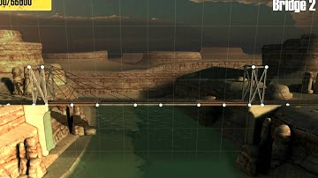 Bridge Constructor : Eastern Mainland * Bridge 2 * ( iPhone, iPod, iPad ) Walkthrough