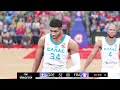 Team Vince (user) vs Team Giannis (cpu) Fiba Tournament 2K24 ModPC