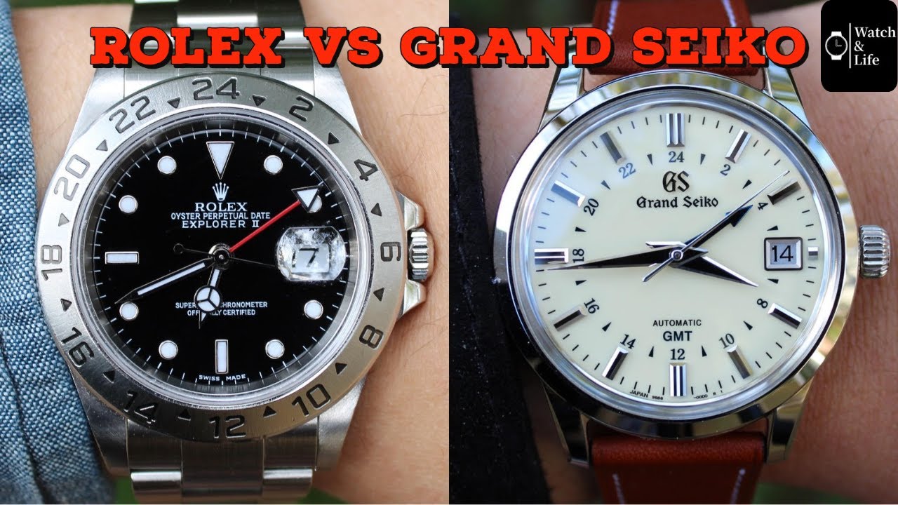Is Grand Seiko BETTER than Rolex??? Featuring SBGM 221 & Explorer 2 16570 -  YouTube