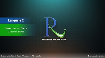 Estructura de datos en C - PILA - Parte 1   Insertar Nodo  y Desplegar Pila
