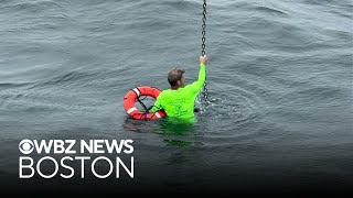 Fisherman without life jacket rescued after treading water for hours off Cape Cod
