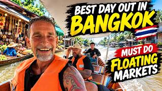 Best Day out In Bangkok...  Floating Markets Awesome Fun