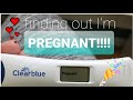 FINDING OUT I'M PREGNANT | LIVE PREGNANCY TESTS | 2020