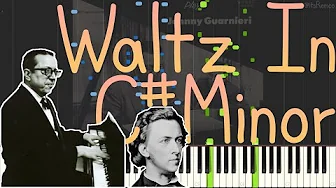 Johnny Guarnieri plays Chopin - Waltz In C# Minor (Op. 64 No. 2) [Superfast Stride Piano Synthesia]