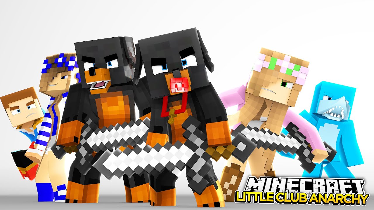 games people play Minecraft - LITTLE CLUB ARE FRIENDS NO MORE, THE BIG FIGHT - Little Baby Max