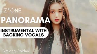 IZ*ONE (아이즈원) - 'Panorama' ( instrumental with backing vocals)