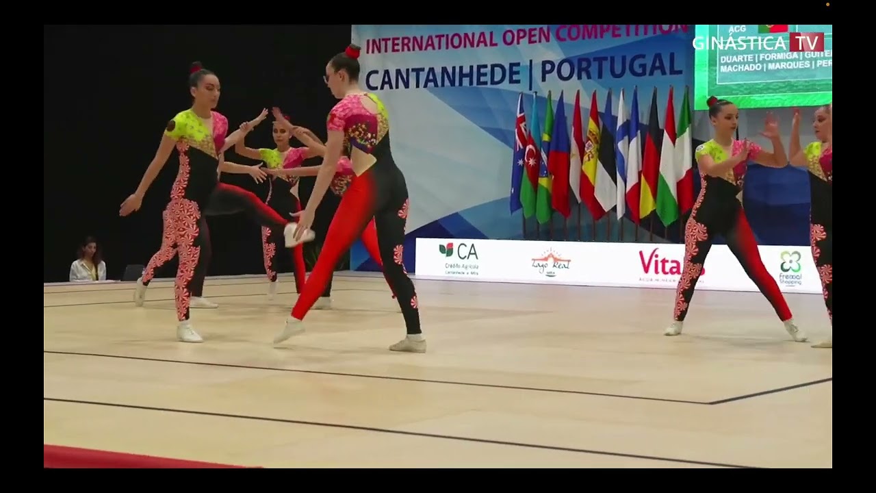 Aerodance (POR-A4G/ACG)- JUNIOR qualifications  Aerobic gymnastic Fig open 2024, CANTANHEDE
