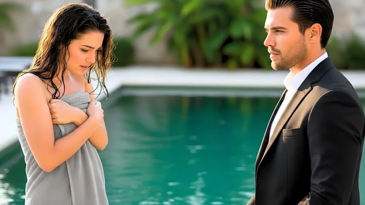 Sie dachte, sie sei allein im Pool – doch ihr Millionärschef sah alles und war schockiert