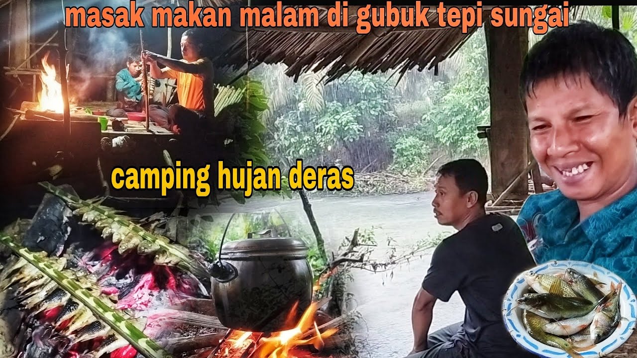CAMPING HUJAN DERAS || MASAK MAKAN MALAM - Mindovermetal English