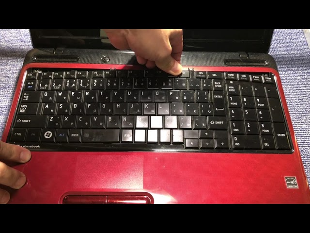 東芝 Dynabook キーボード交換 PC修理 T451/46ER PT45146ESFR - YouTube