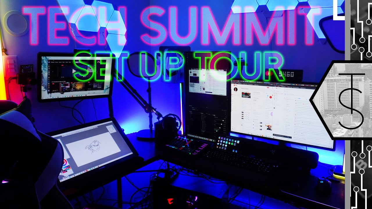 My ULTIMATE PC Set Up For Video Editing And Streaming! [LATE 2020 ...