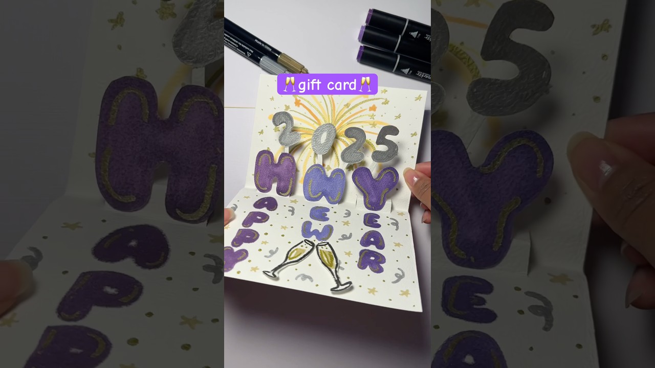 DIY gift card 🥂🎉 