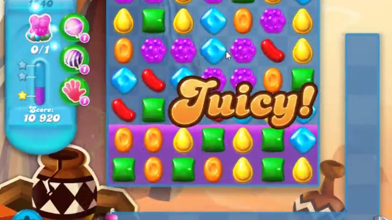 Candy Crush Soda Saga Level 1540 NO BOOSTERS YouTube