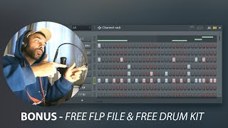 3 Classic Trap Drum Patterns Layout Tutorial  [Free Trap Drum Kit & FLP File]