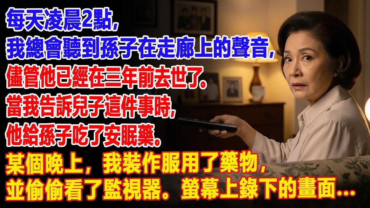 【真實故事】每晚我都聽見孫女欣雅在走廊的聲音，明明她已「過世」三年——真相竟是… 😱👣  父母子女冲突   真實故事   故事分享   情感故事   晚年哲理   說故事