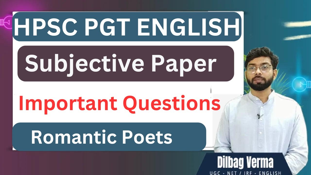 HPSC PGT English subjective writing || How to write subjective paper|| PGT English subjective course
