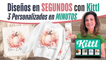 Kittl: Diseños Súper Rápidos + Sublimación 🎁 DIY Gift Set Personalizado 🍁 Otoño 🎄  Navidad