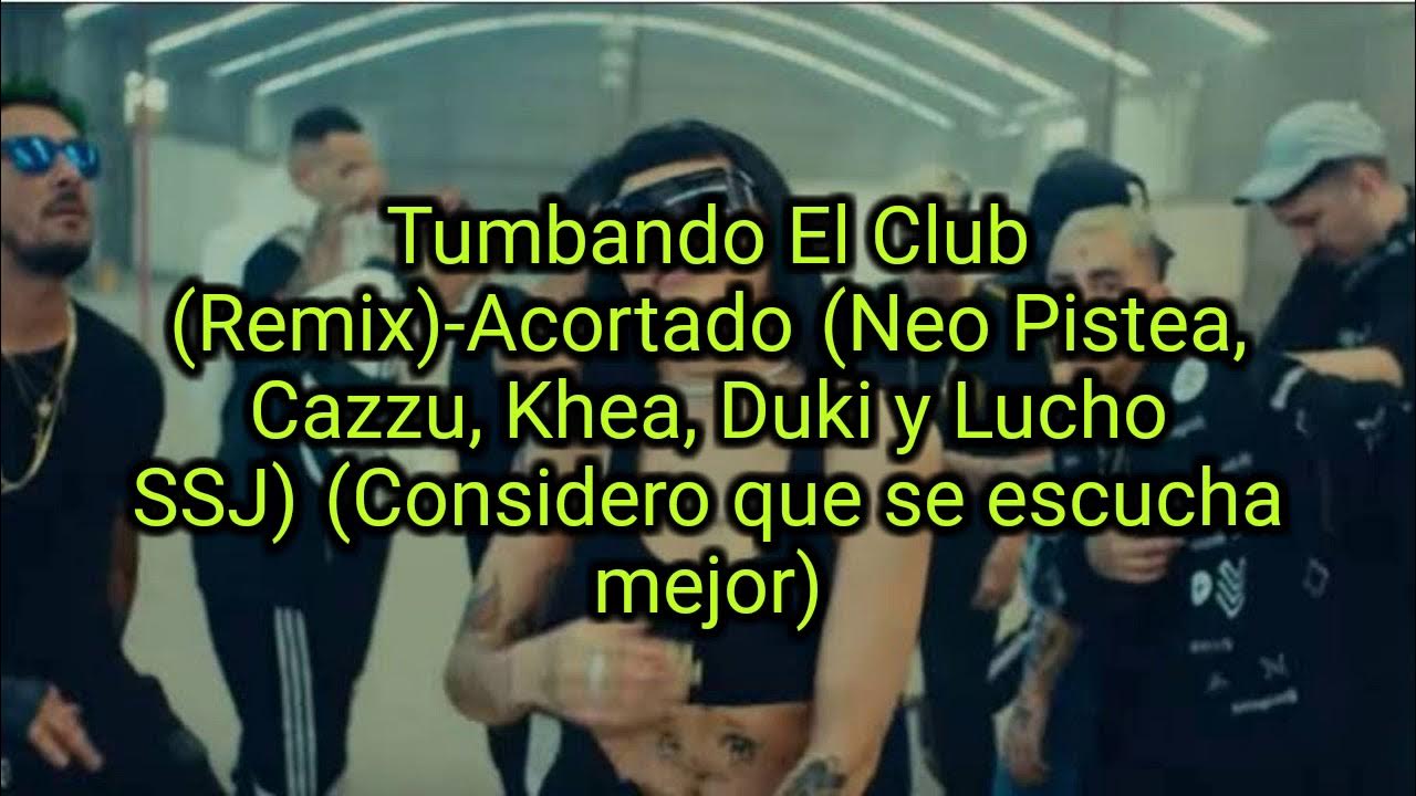 TumbandoElClubRmx (Letra). Tumbando el club Remix, - YouTube