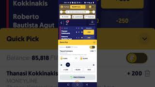 At the moment pick on the Fliff app screenshot 2