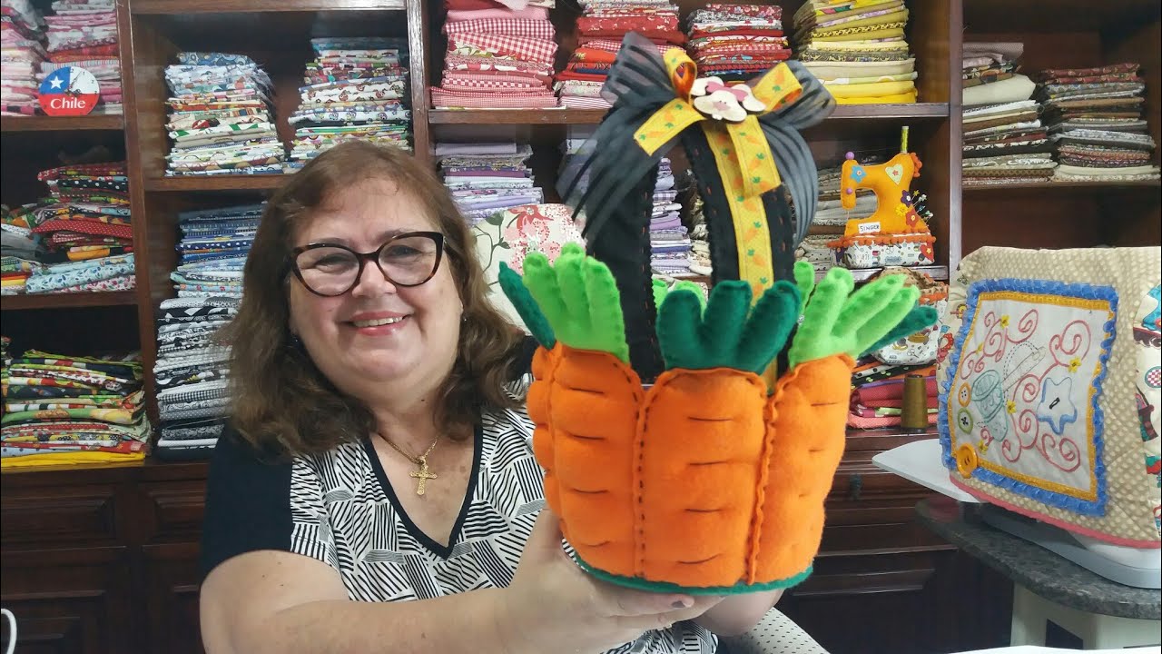 Cesta de Páscoa  Cenoura !!!