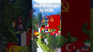 Map of Europe in 1930
