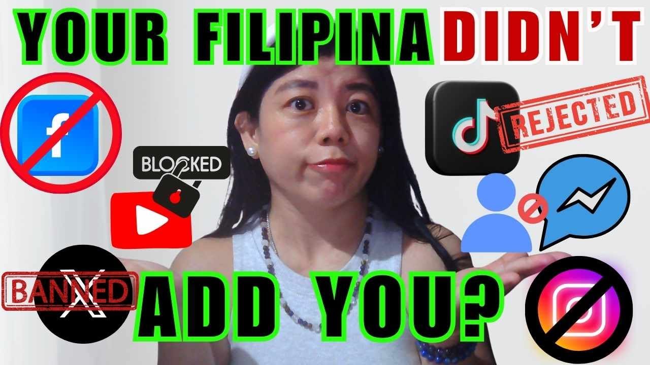 YOUR FILIPINA WON'T ADD YOU IN HER FACEBOOK ACCOUNT? #filipinades