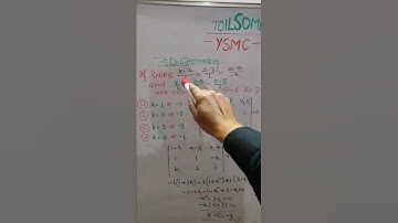 3D GEOMETRY | co-planer lines in 3D #3dgeometry #mathematics