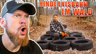 Eigene HINDERNISBAHN im WALD bauen | DIY Hiba  | Fritz Meinecke reagiert auf Survival Piet