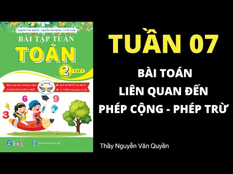 Video Toán Lớp 2 Cánh Diều | Tuần 7 Bài toán liên quan đến... - youtube