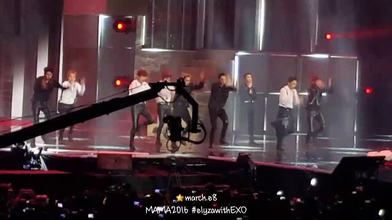 161202 MAMA2016 EXO - Kai x Sehun + Monster + Baekhyun ending solo