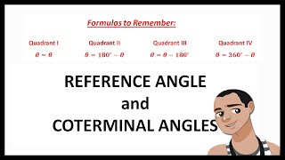 How to find the Reference Angle and Coterminal Angle