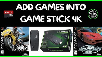 Games toevoegen aan Game Stick 4K - Retro gaming - PS1-games - Road Rash - NFS 2-gameplay