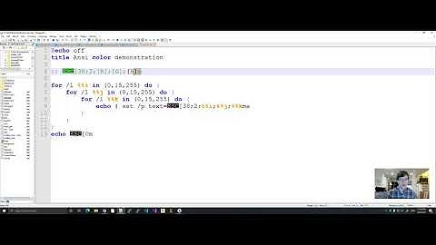 Batch File Tutorial: Full Color Batch Files (2021)