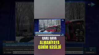 Avropanın Mərkəzində Qar Çovğunu Tüğyan Edir Ölən Və Yaralananlar Var