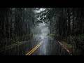 Rain Sounds for Sleeping | Deep Sleep Fast with Gentle Rain and Thunder at Night