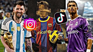 Best LEO MESSI & CRISTANO RONALDO Edits | Tik Tok & Reels (#06)