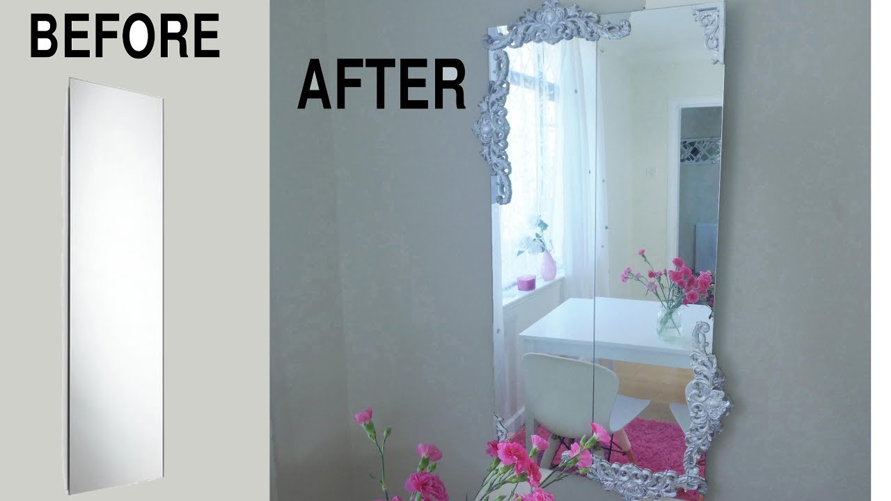 How to Make a Cheap Mirror Look Like a Pricey Antique