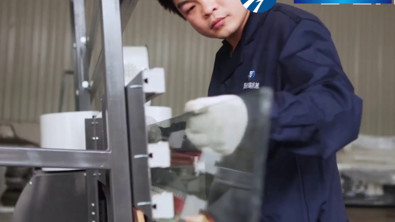 Sunkon-Glass straight line edging machine with 9 spindles