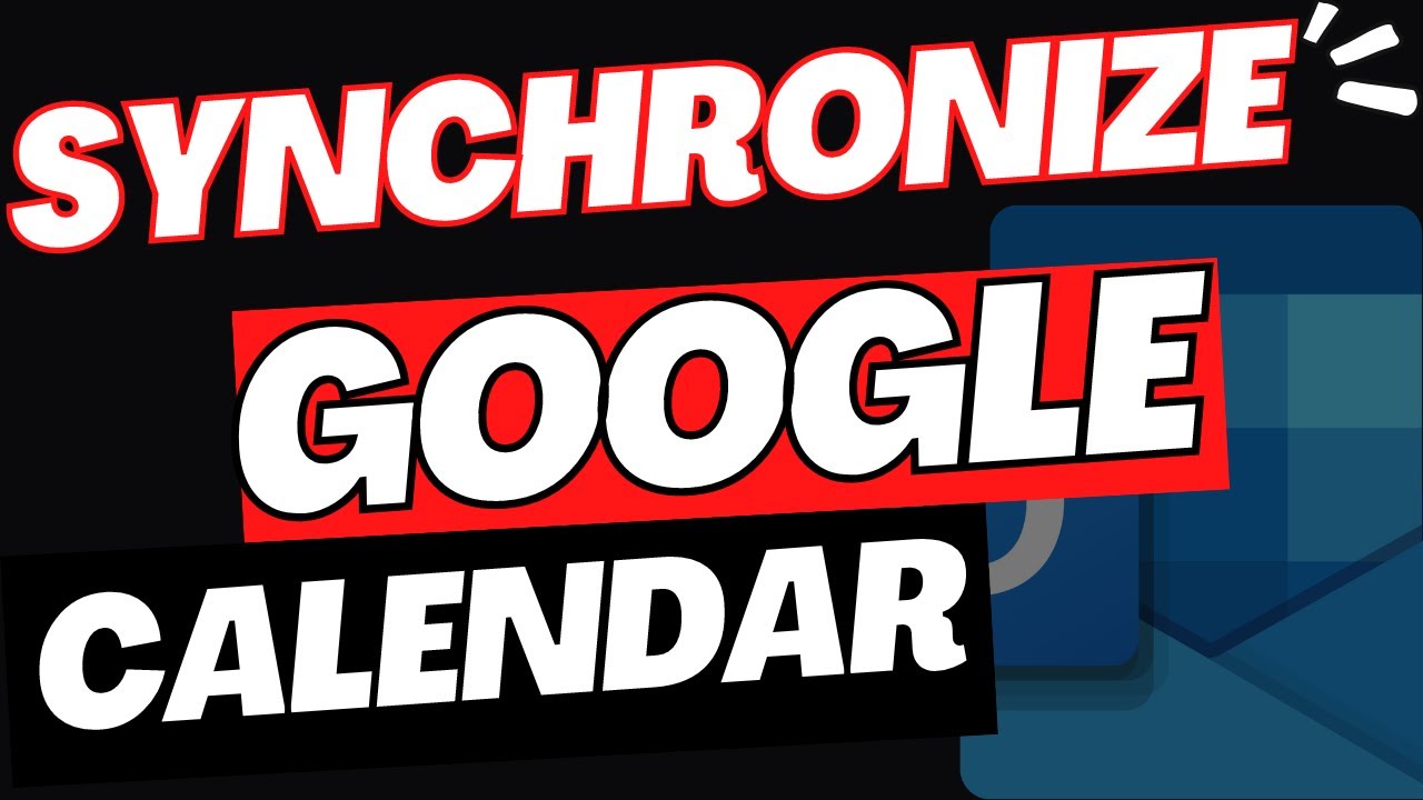 How To Synchronize Google Calendar With Outlook Calendar YouTube