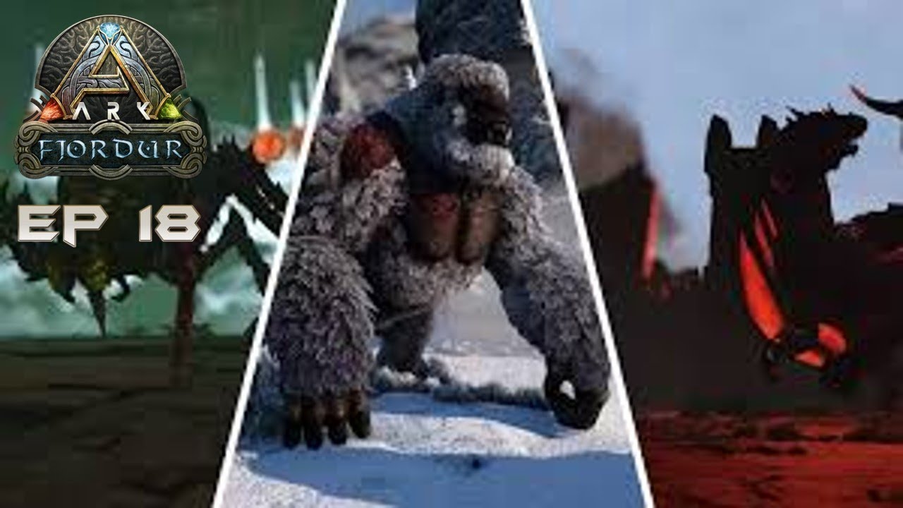 ARK Fjordur - ‎Detonando Broodmother, ‎Megapithecus, Dragão, conhecendo ...